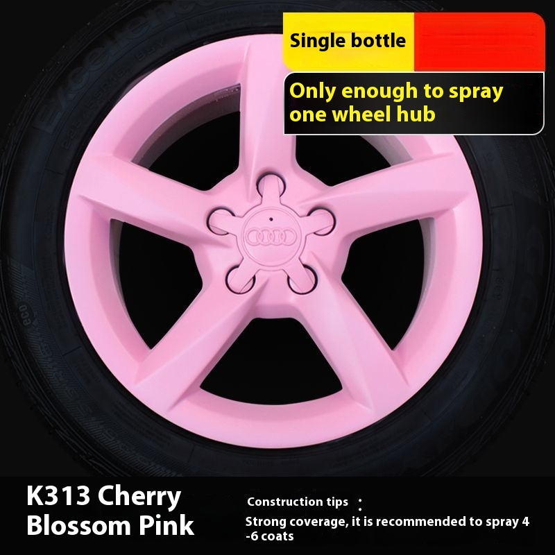 Car Wheel Hub & Full Body Tire Peelable Spray Paint - Removable Hand Spray Film for Rim Color Change to Glossy Black & More, Peel - Off Anytime Paint Spray Membrane, DIY Car Wheel/Tire/Body Customization Accessory