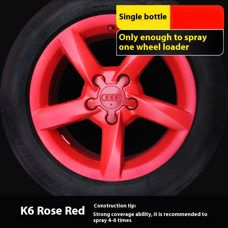 Car Wheel Hub & Full Body Tire Peelable Spray Paint - Removable Hand Spray Film for Rim Color Change to Glossy Black & More, Peel - Off Anytime Paint Spray Membrane, DIY Car Wheel/Tire/Body Customization Accessory