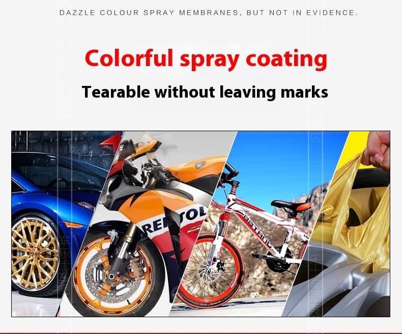 Car Wheel Hub & Full Body Tire Peelable Spray Paint - Removable Hand Spray Film for Rim Color Change to Glossy Black & More, Peel - Off Anytime Paint Spray Membrane, DIY Car Wheel/Tire/Body Customization Accessory