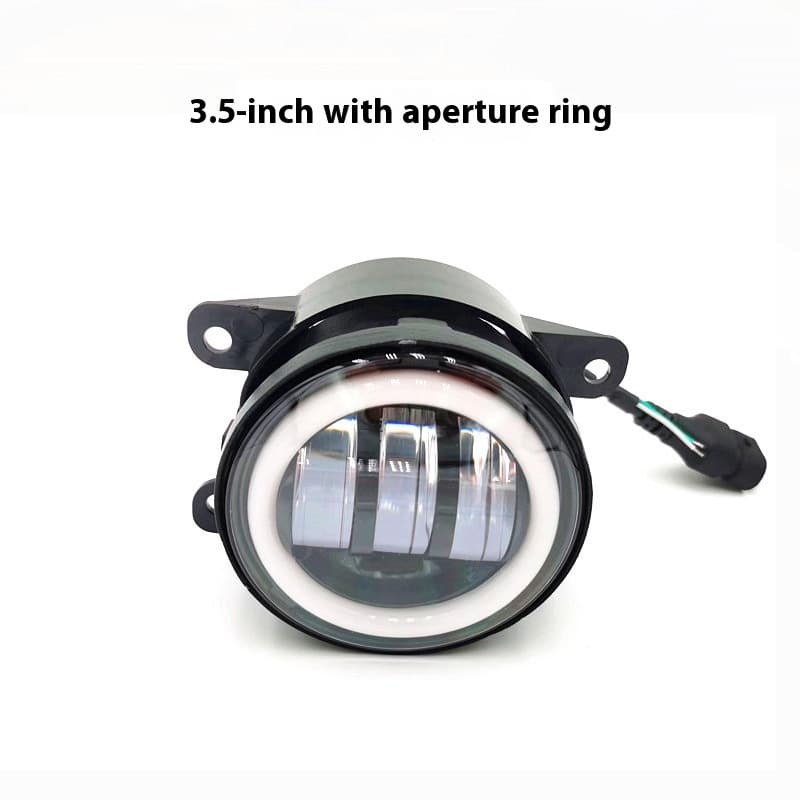 30W 12V Black LED Fog Lights 2-Pack - Fit Jeep Wrangler JK 2007-2015 & Dodge Models